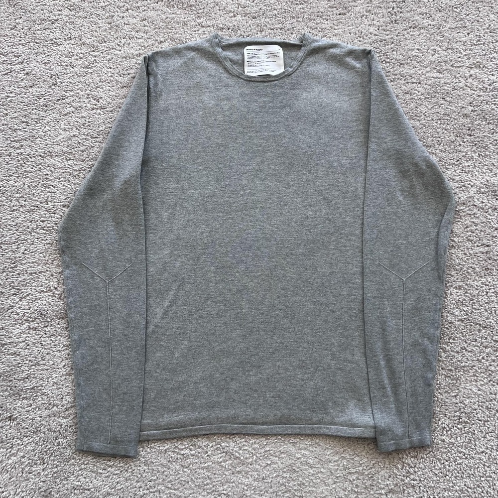 Ministry Of Supply Atlas Long Sleeve Shirt Mens XS‎ Gray Moisture Wicking